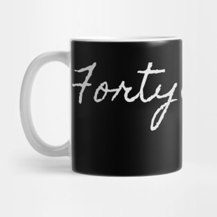 Fortylicious 40th Birthday Lips Funny Birthday Mug